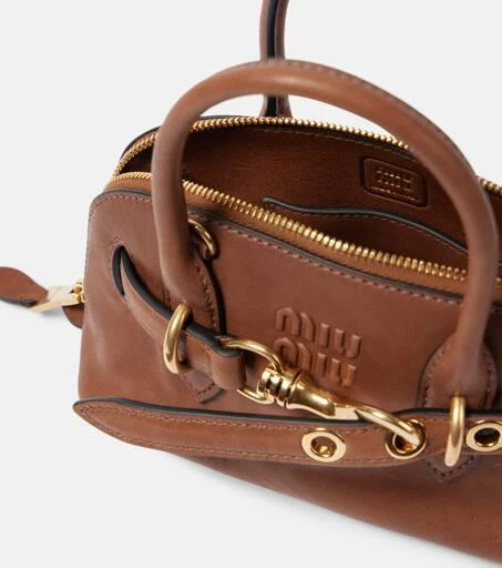 Miu Miu Aventure Mini leather tote bag 3