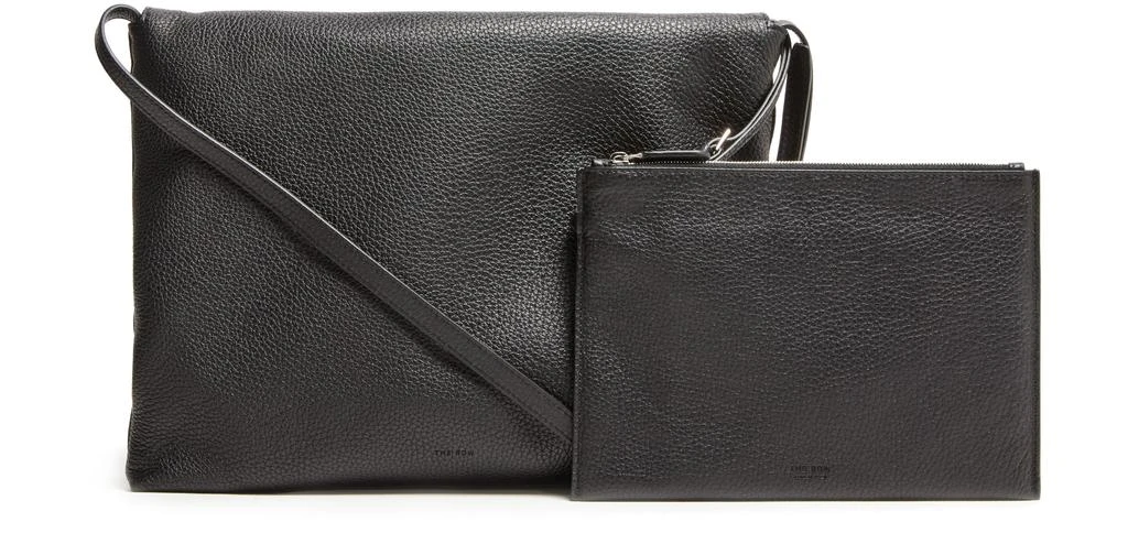 The Row Nan Messenger bag in leather 4