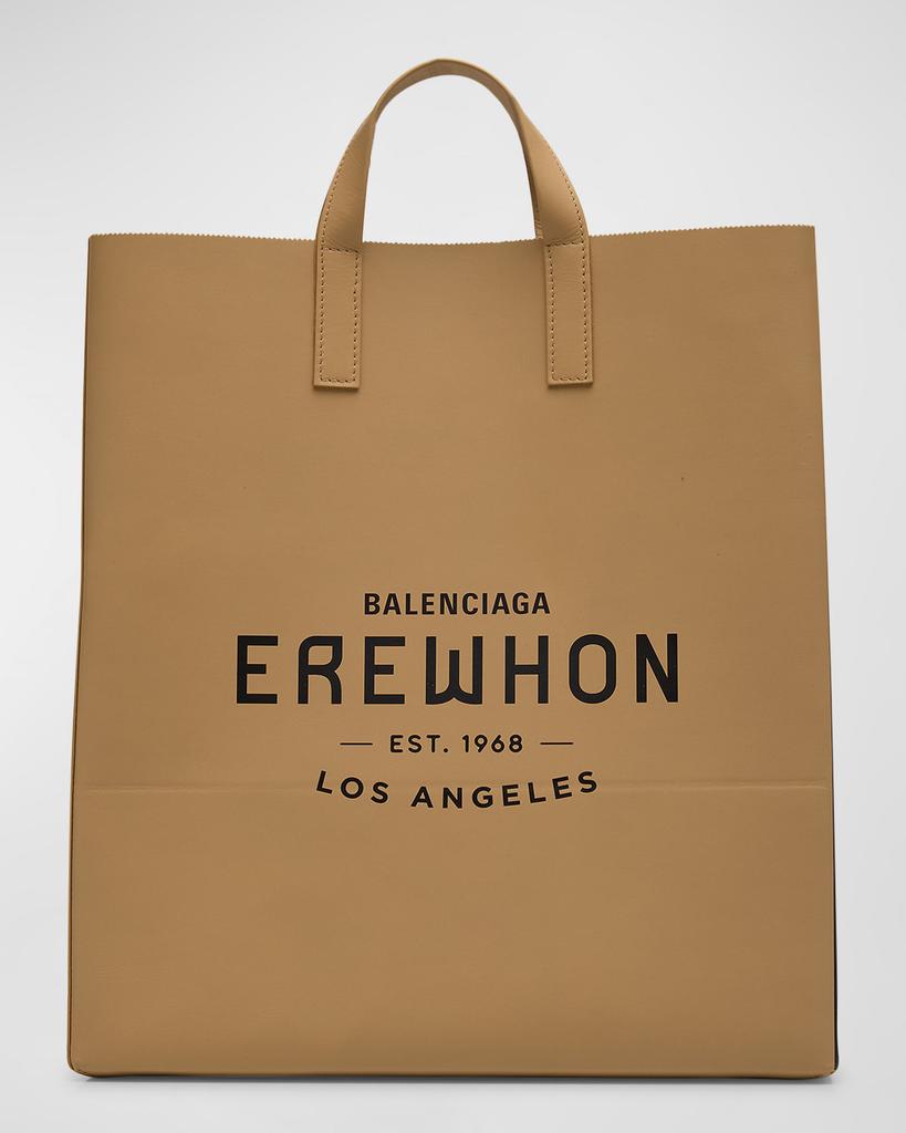 Balenciaga x Erewhon® Los Angeles Men's Tote Bag in Leather - Tote