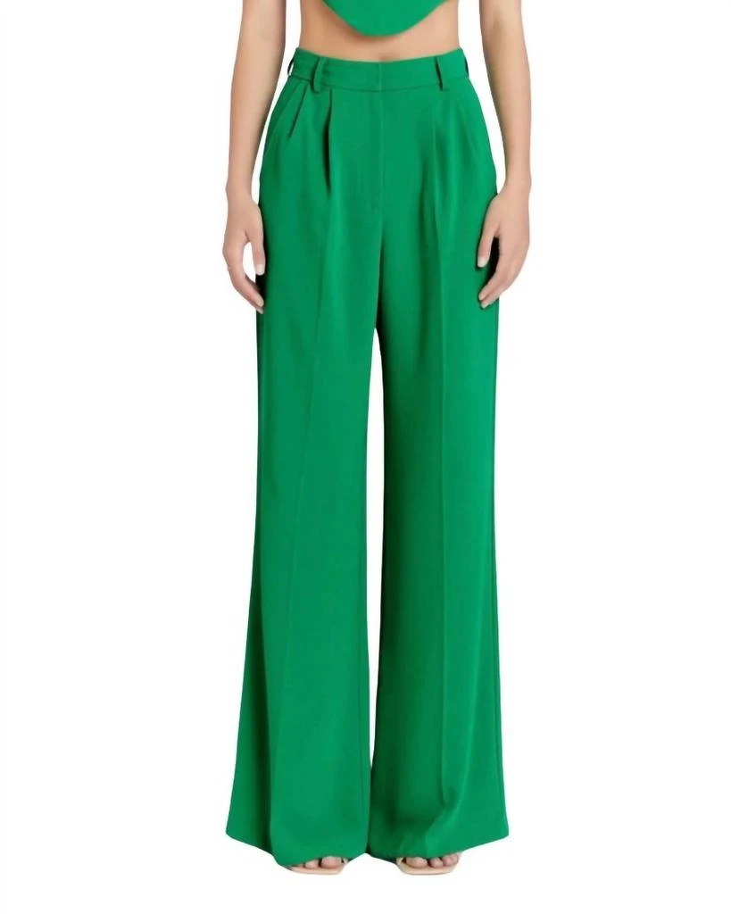 Amanda Uprichard Jane Pants In Jungle 1