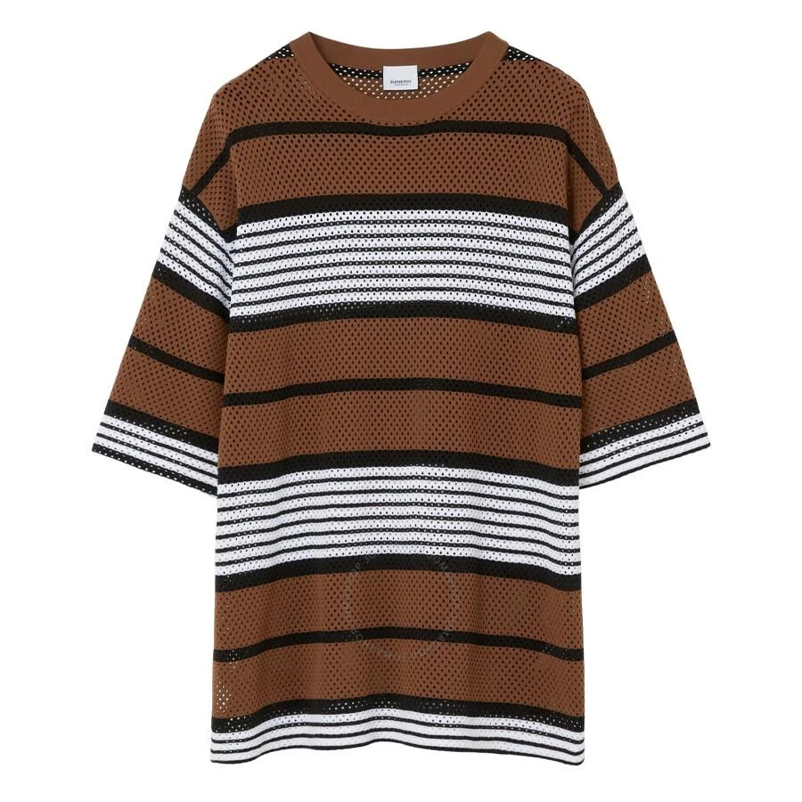 Burberry Stripe-Print Oversized T-Shirt 1
