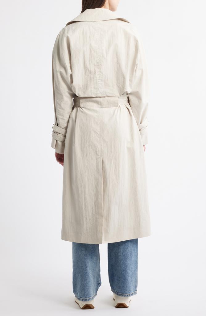 Bernardo Double Breasted Belted Trench Coat