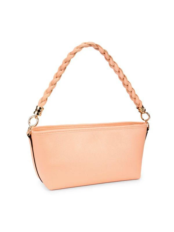 Mario Valentino Grace Logo Embossed Leather Top Handle Bag 4
