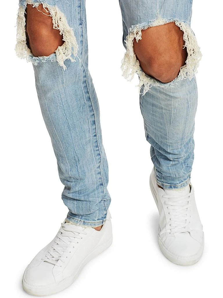 Purple Brand P002 Repair Drop-Fit Skinny Jeans 6