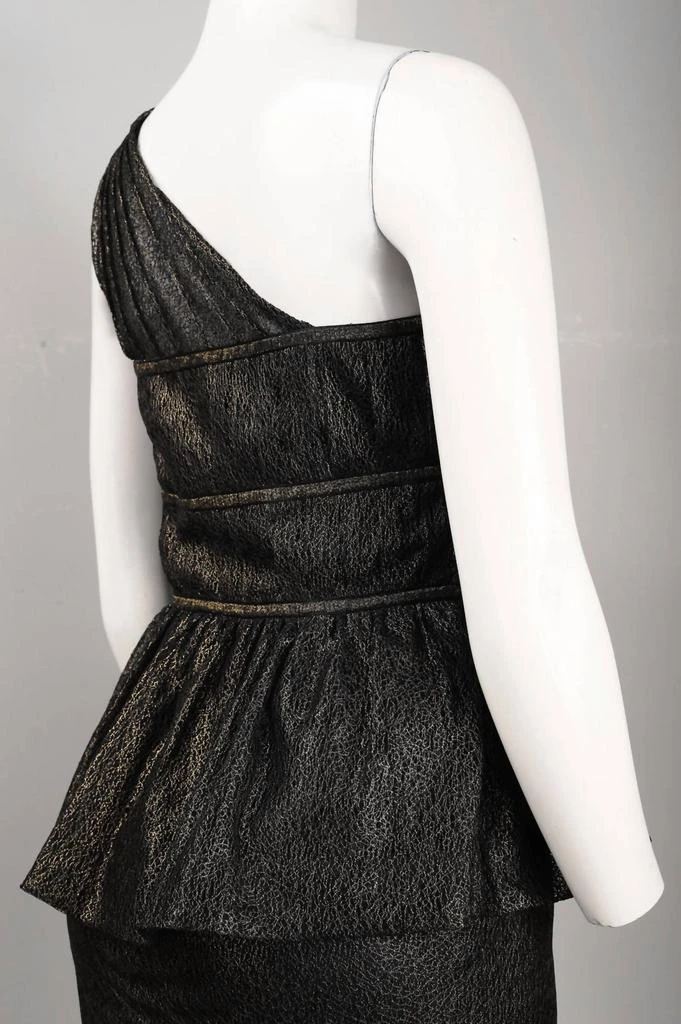 Monique Lhuillier Monique Lhuillier - Women's One Shoulder Lace Peplum Dress 2