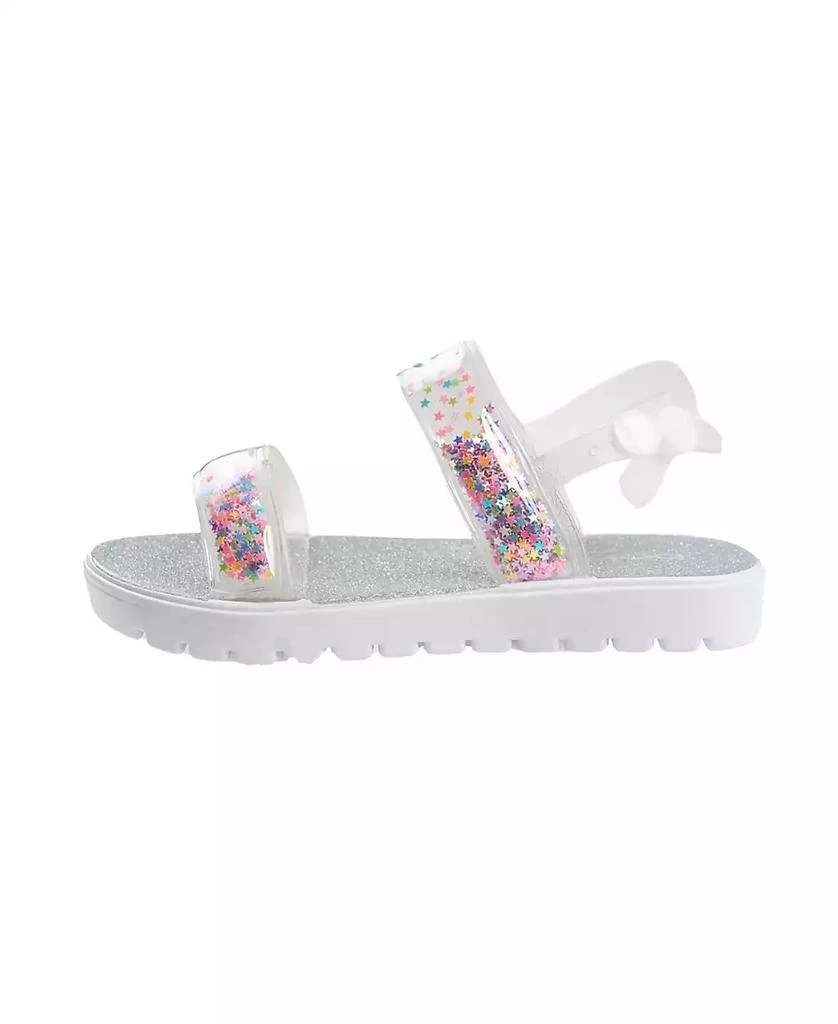 Bebe Toddler Girls Loose Glitter Straps Sandals 3