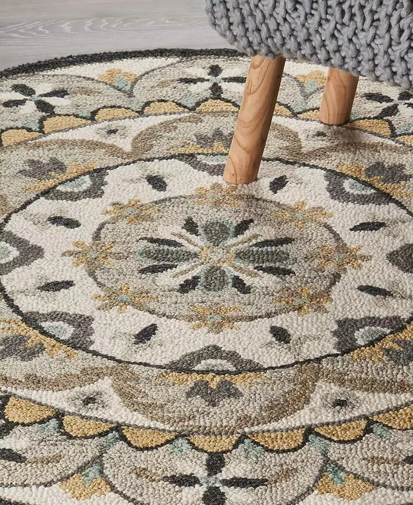 LR Home Radiance RDC-100 6' x 6' Round Area Rug 6