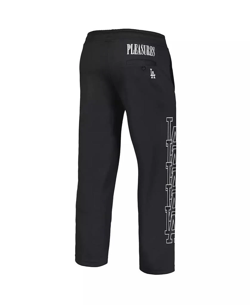Pleasures Men's Black Los Angeles Dodgers Pitcher Track Pants 2