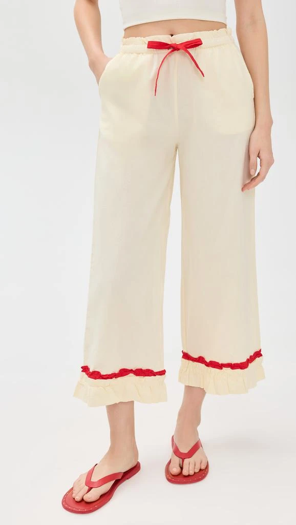 Damson Madder Tula Frilly Hem Trousers 1