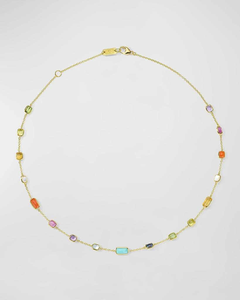 Ippolita 18K Rock Candy Octagon Long Necklace in Summer Rainbow 2, 16-18"L