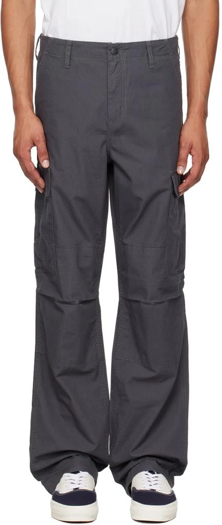 Carhartt WIP Gray Regular Cargo Pants 1