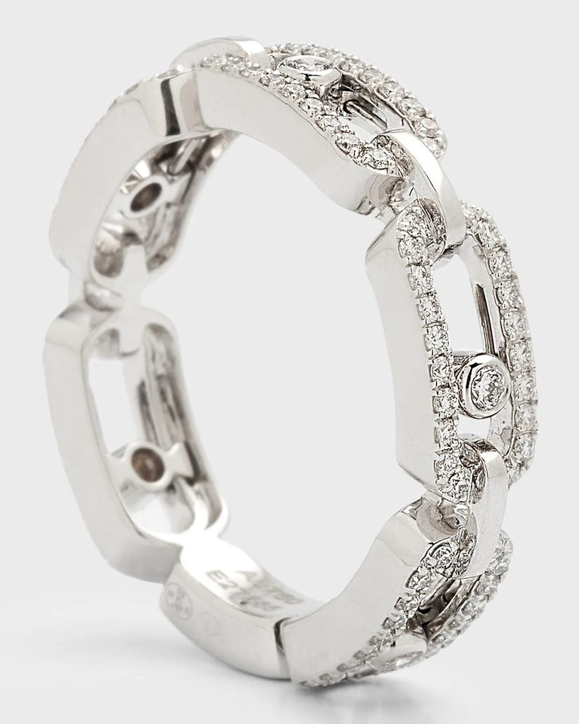 Messika MOVE UNO 18K WHITE GOLD DIAMOND PAVE RING 4