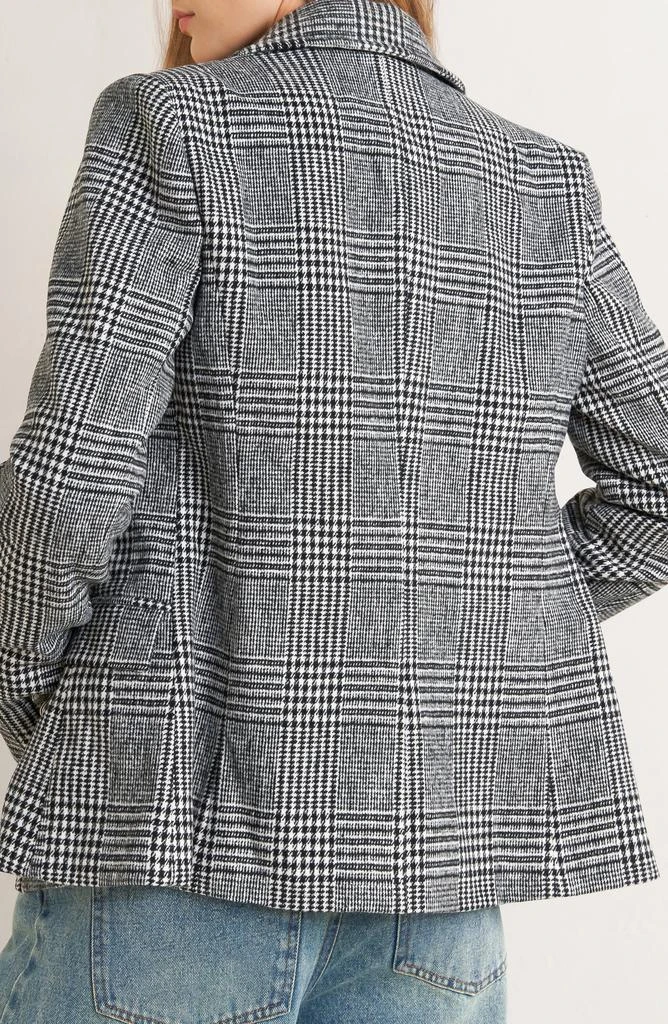 FREEMARKET Houndstooth Plaid Blazer 2