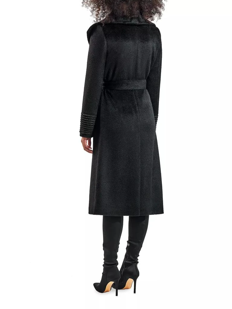 Sentaler Belted Alpaca-Blend Wrap Coat 5