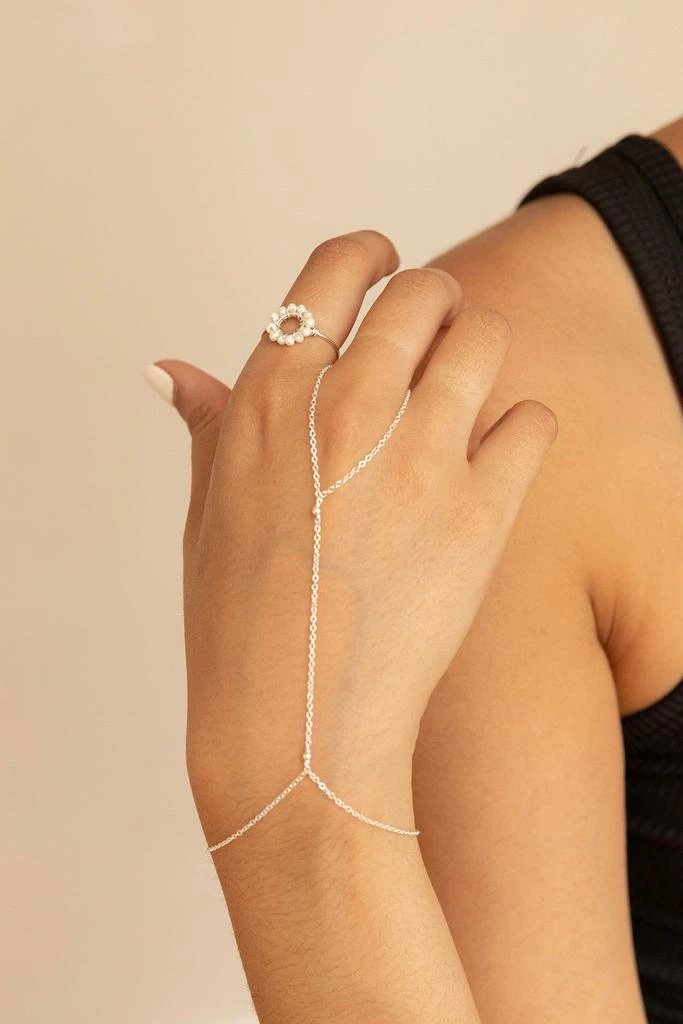 预计3周后发货 YAY Paris Bague Hélios - Perles De Culture - Argent 2