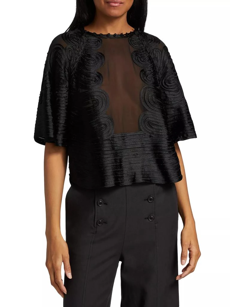 Ulla Johnson Marlo Silk Georgette Top 3