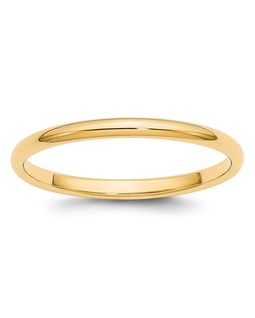 Bloomingdale
s Men
s 2mm Half Round Band Ring in 14K Yellow Gold or 14K White Gold 1