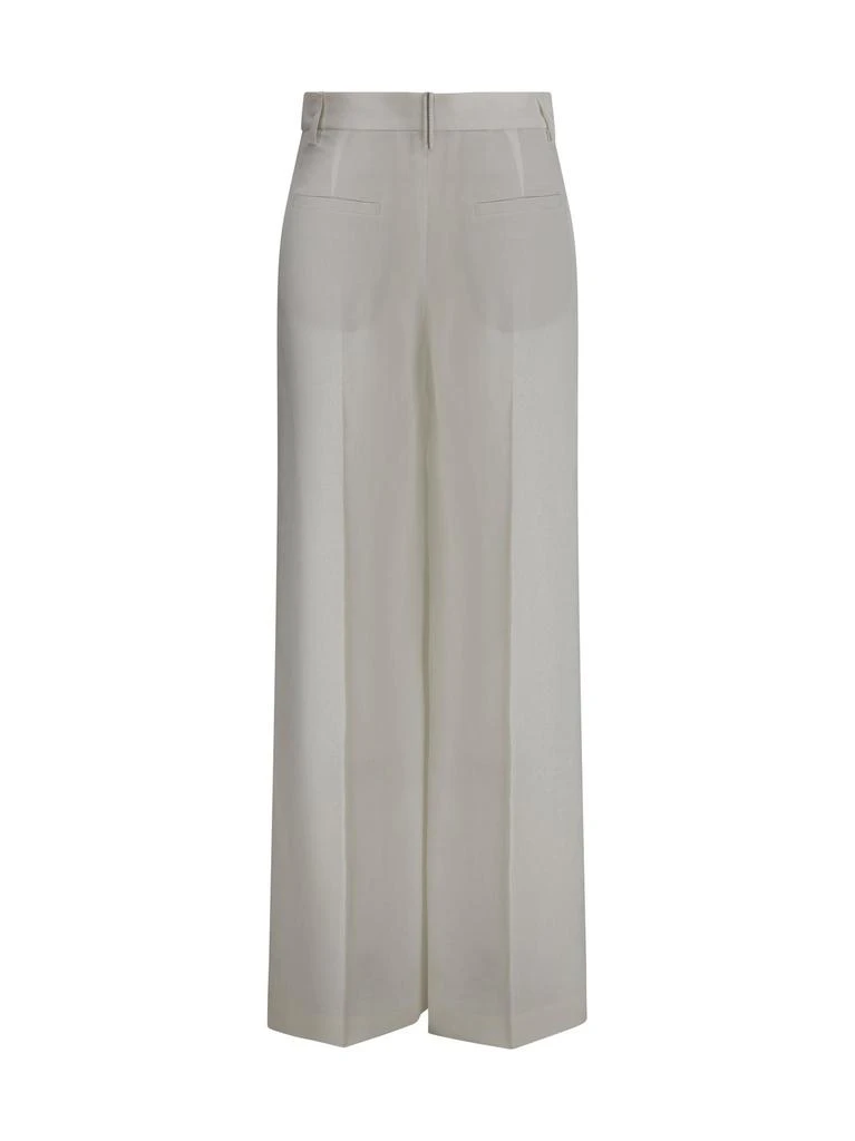 Brunello Cucinelli Brunello Cucinelli Fluid Twill Loose Pleated Trousers 2