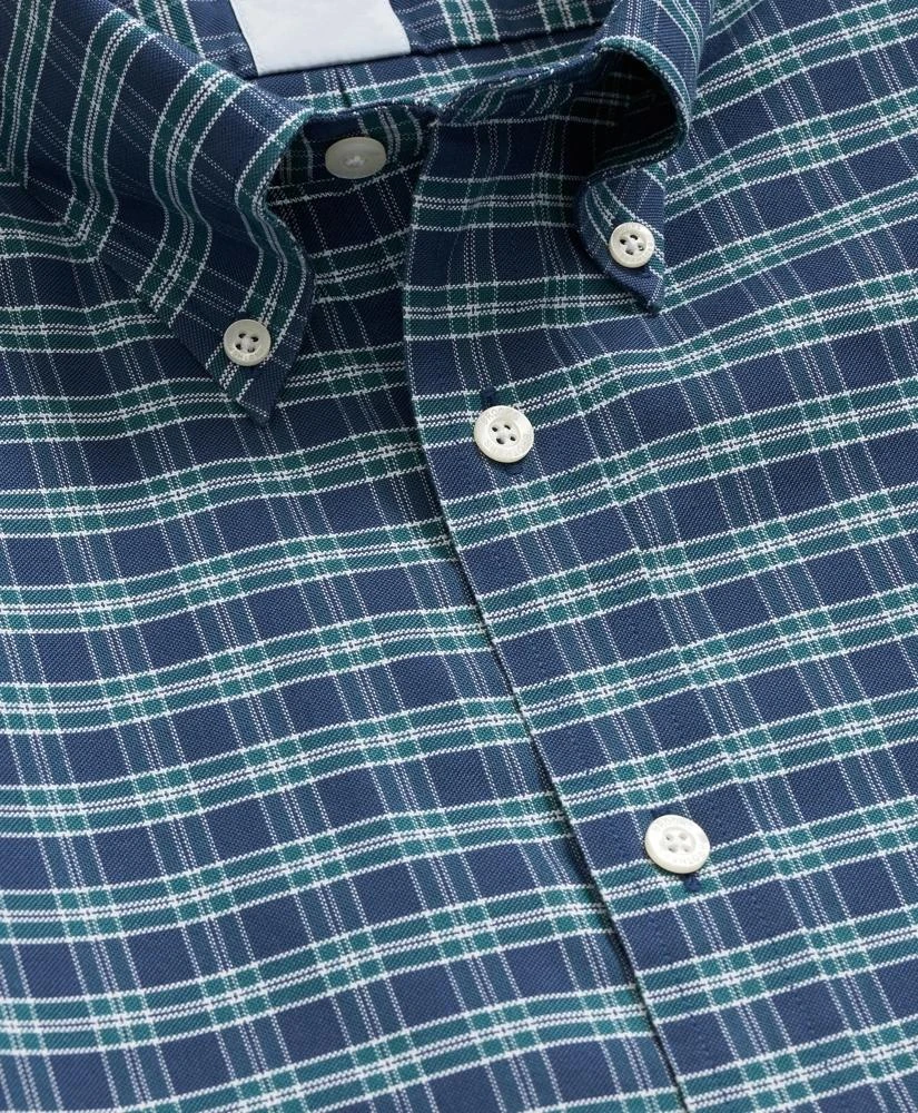 Brooks Brothers Stretch Non-Iron Oxford Button-Down Collar, Check Shirt 2