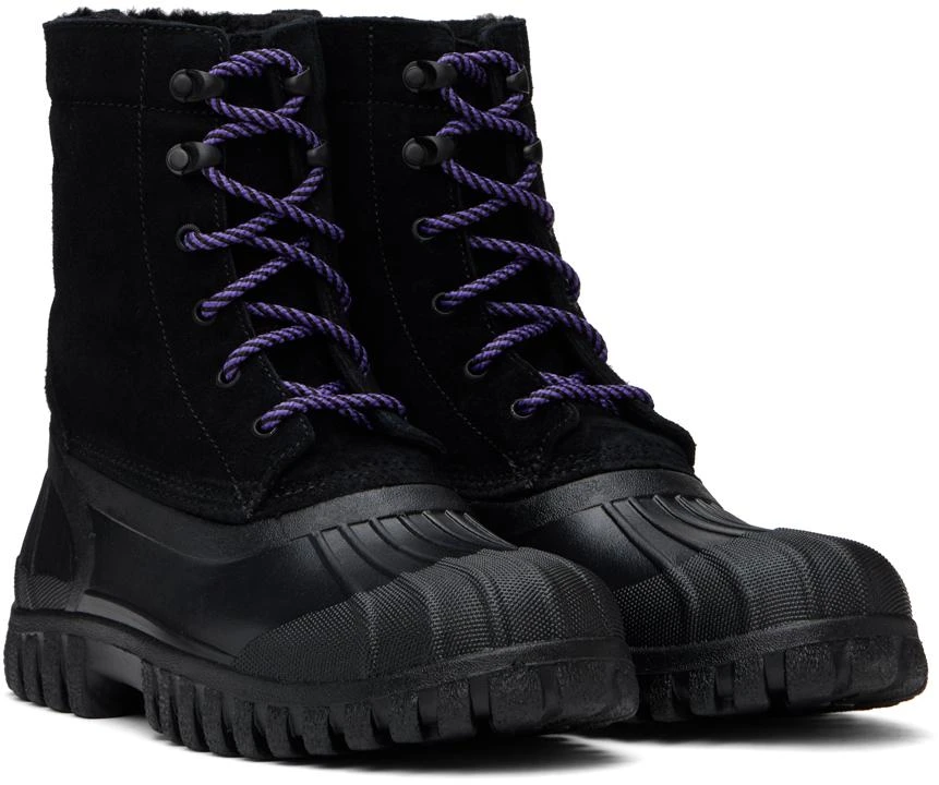 Diemme Black Anatra Shearling Boots 4