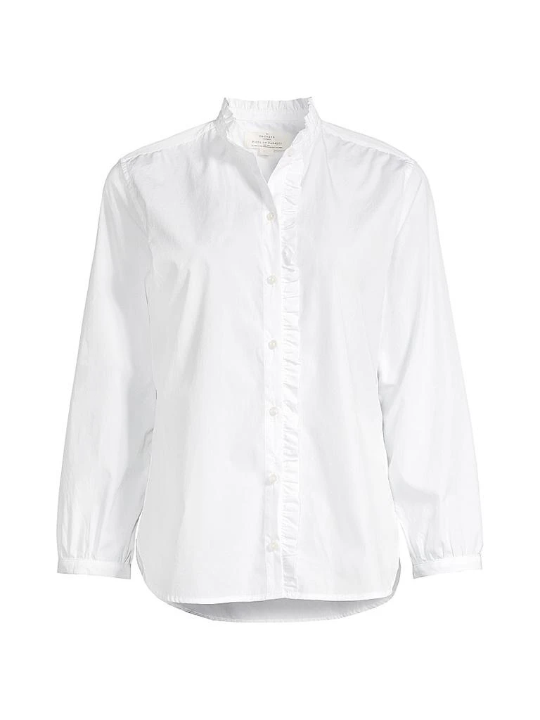 Birds of Paradis Henea Ruffled Cotton Shirt 1