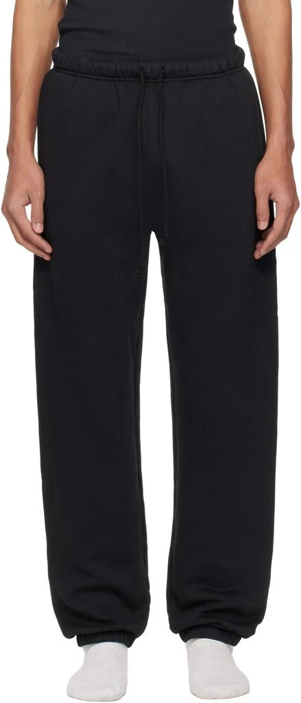 SKIMS Black Fleece Lounge Relaxed Sweatpants
