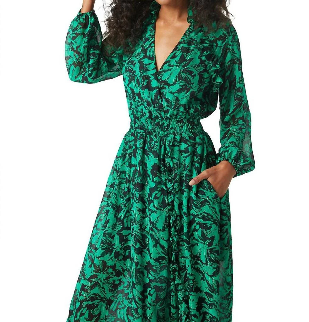 slim fit dress slacks Misa Los Angeles | Risha Dress Garden Paisley main image 1
