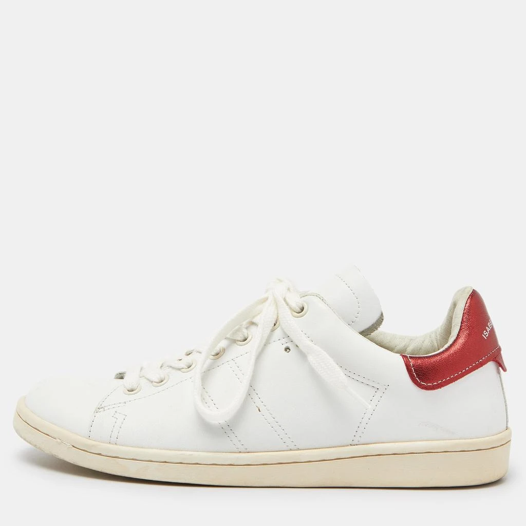 Isabel Marant Isabel Marant White Leather Etoile Bart Low-Top Sneakers Size 39 1