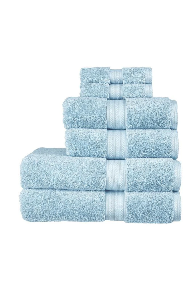 Christy Renaissance egyptian cotton 6 piece face hand bath towel set 1
