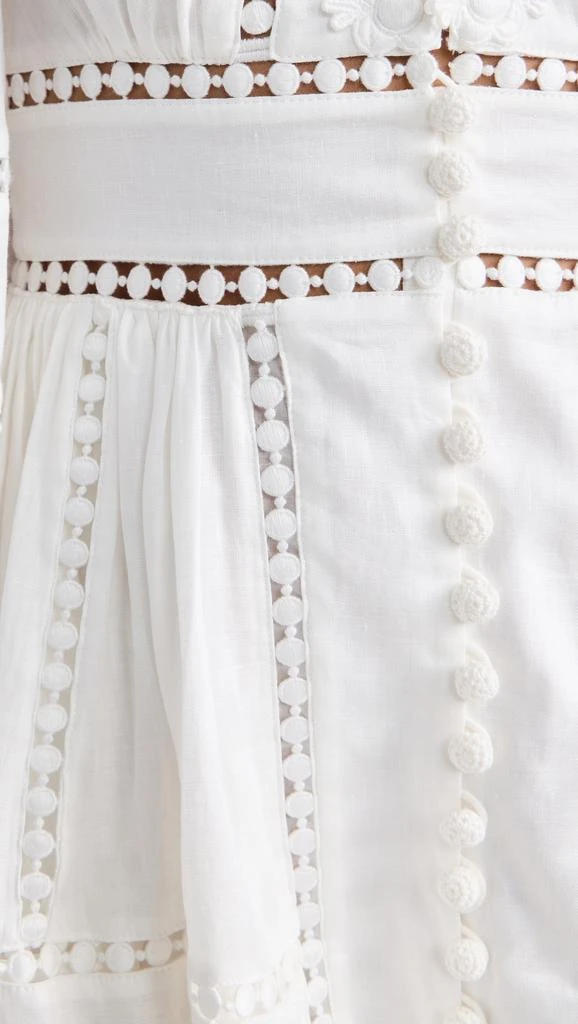 Zimmermann Pop Trimmed Mini Dress 5