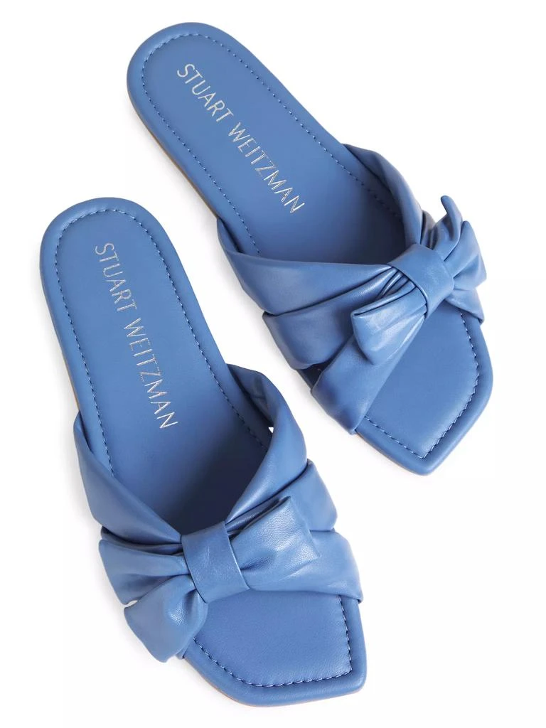 Stuart Weitzman Sofia Leather Slides 4