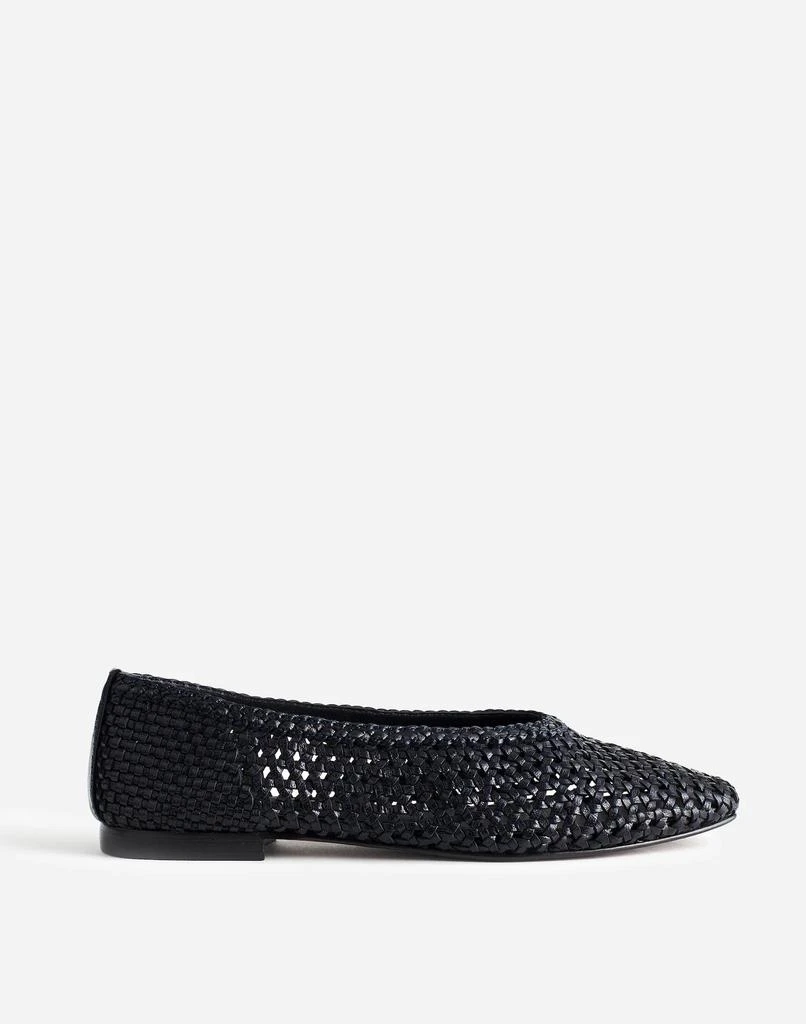 Madewell The Mylie Ballet Flat in Handwoven Leather 1