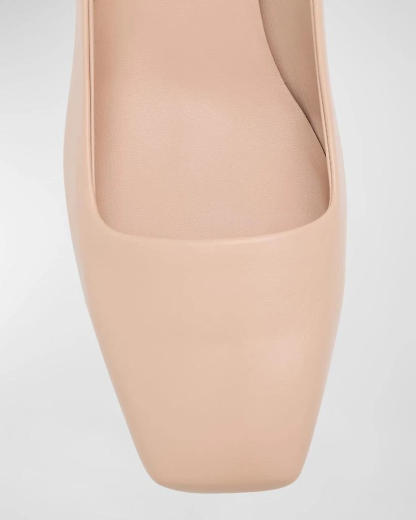 Jimmy Choo Winnie Leather Square-Toe Pumps 6