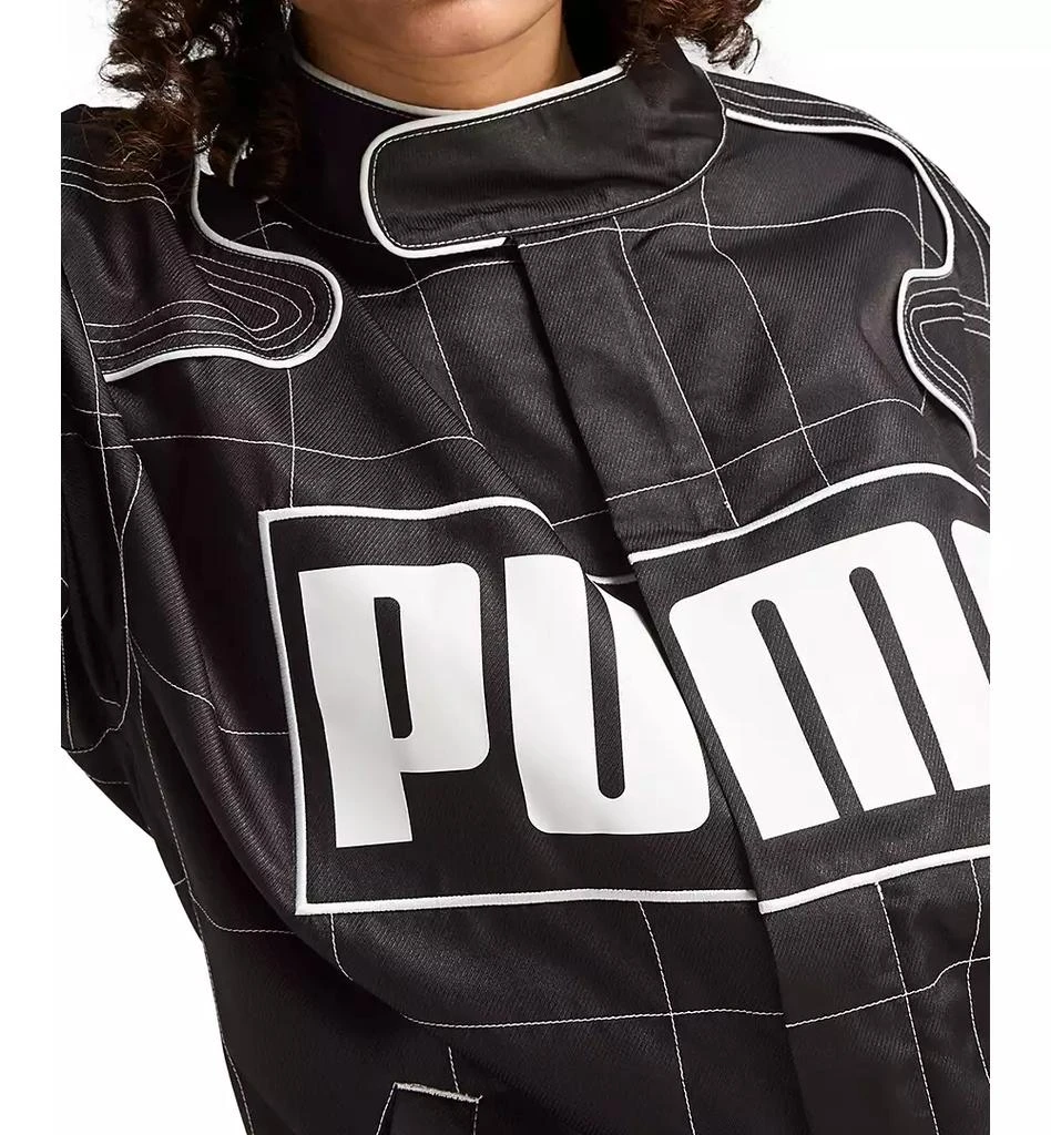 Puma Women's Seasonal Relaxed Racer Jacket 3