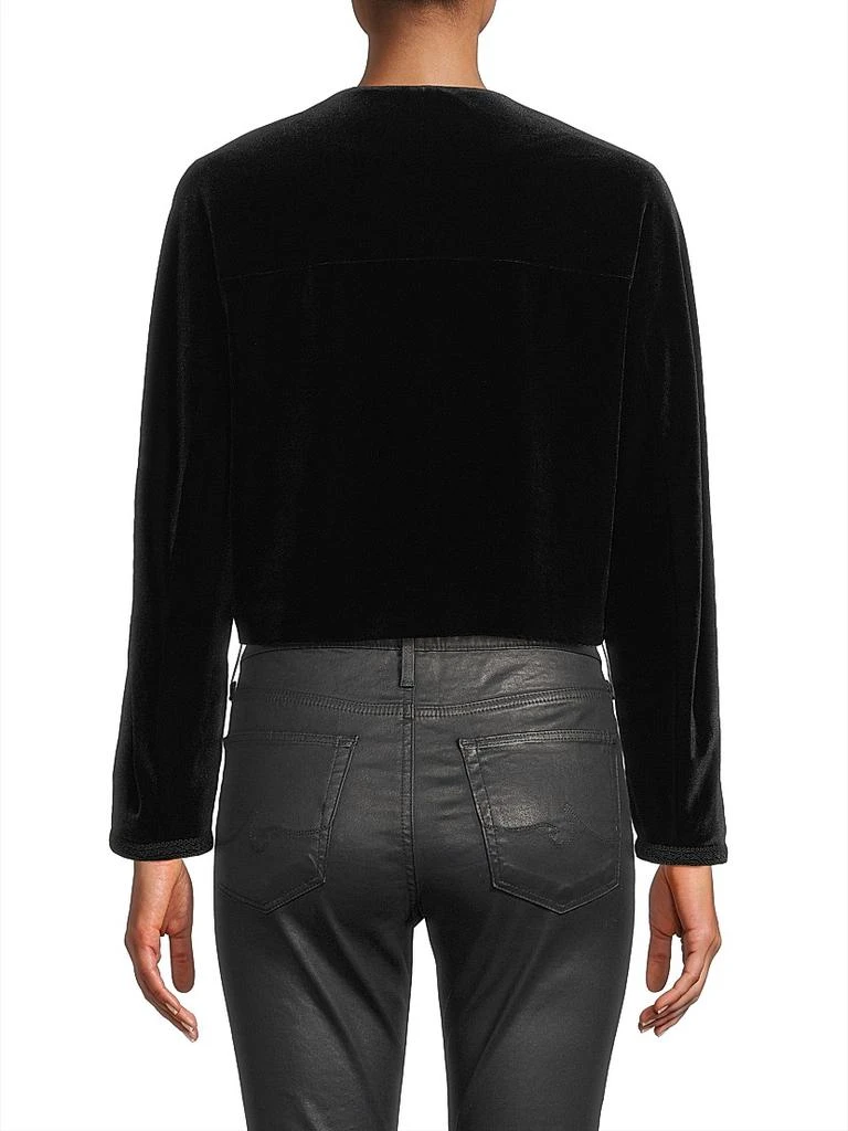 Ciao Lucia Javiera Rosette Velvet Jacket 5