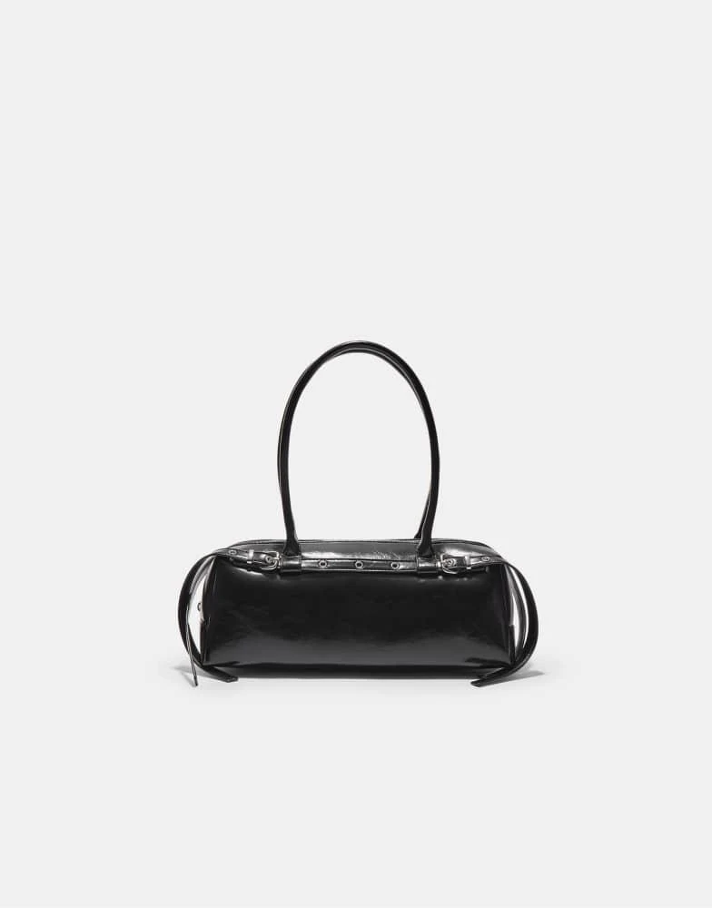Stradivarius Stradivarius Belt bag in black 3