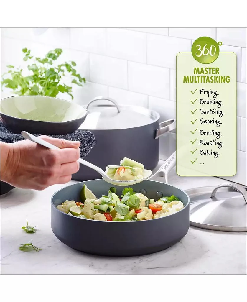 Greenpan Paris Pro 12" Ceramic Non-Stick Open Fry Pan 5