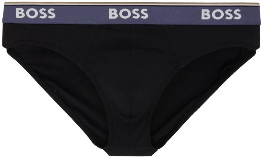Hugo Boss Three-Pack Black Briefs 4