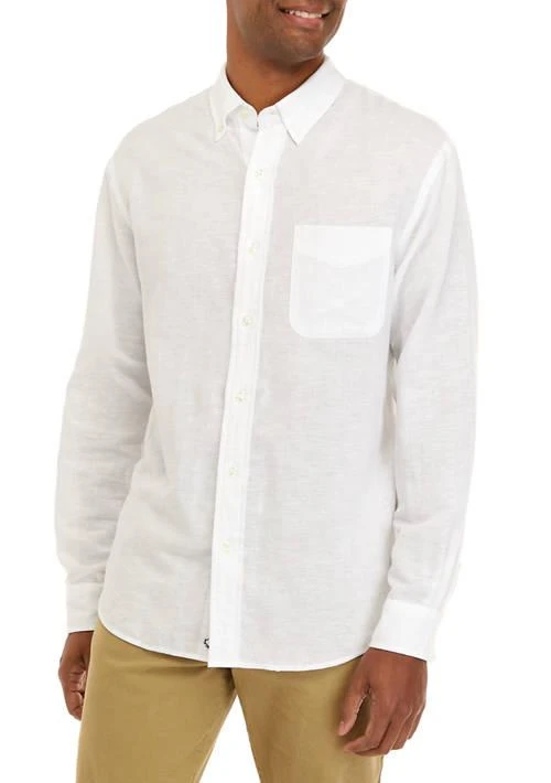 Men's Long Sleeve Linen and Cotton Shirt  On Sale Now with Up to 70% Off |  Discover Exclusive Deals & Savings at BeyondStyle  Authentic Biltmore  Casual Button Downs | Shirts |