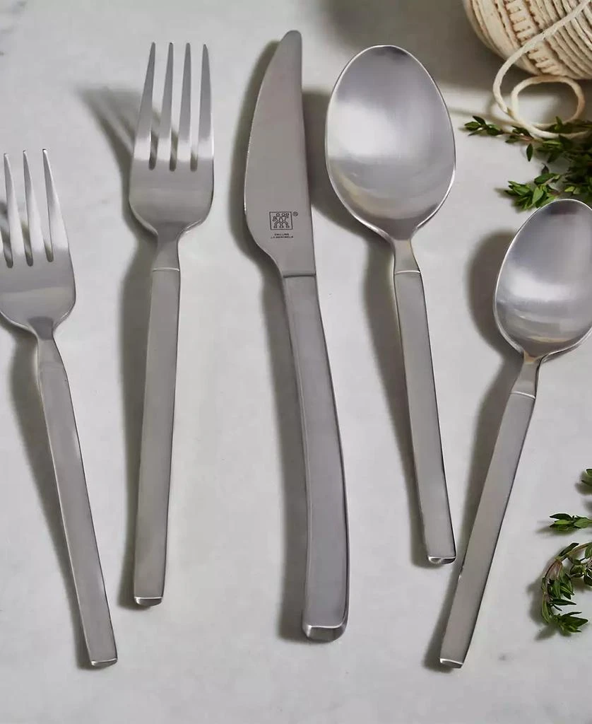 ZWILLING Zwilling Opus Satin 45 Piece 18/10 Stainless Steel Flatware Set, Service for 8 5