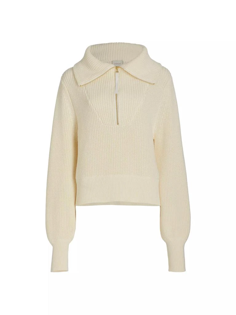 Varley Mentone Quarter-Zip Knit Top 1