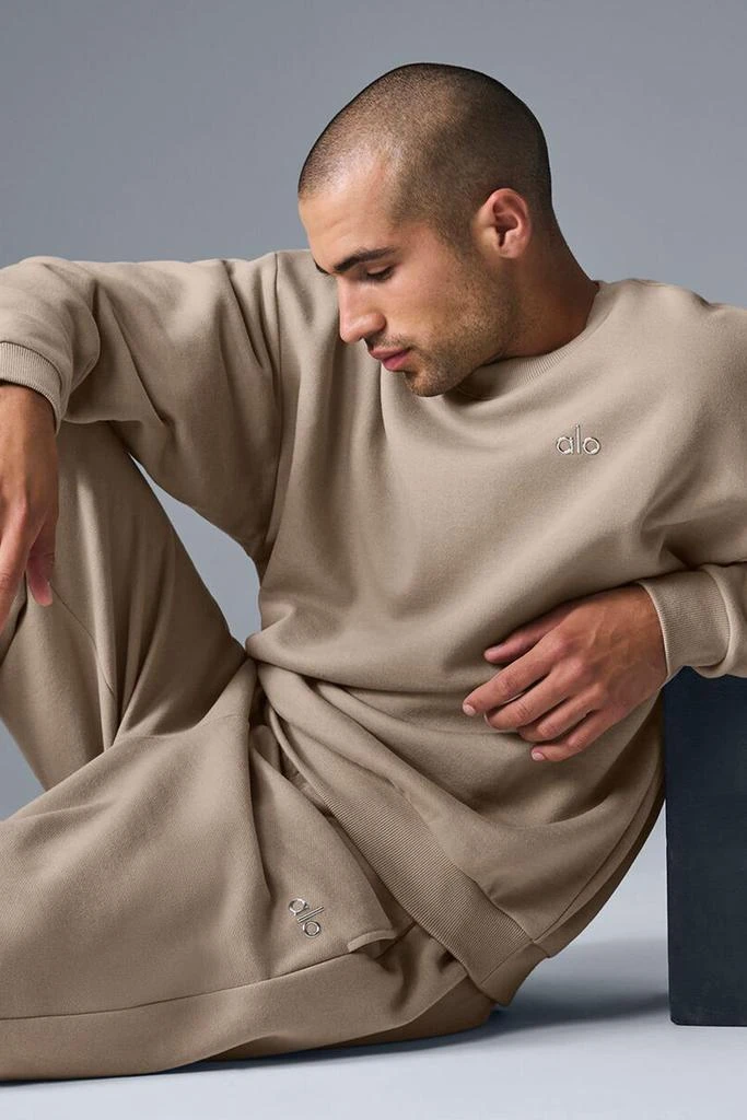 Alo Accolade Crew Neck Pullover - Gravel 4
