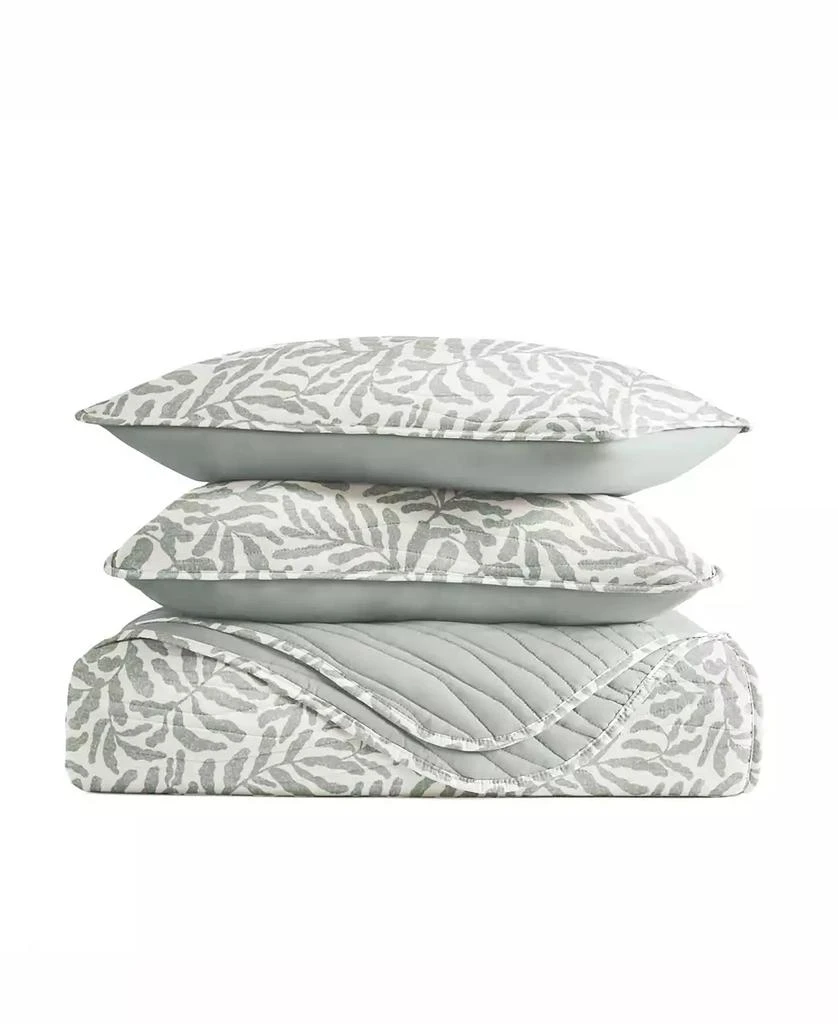 IENJOY HOME Tossed Ferns Reversible 2-Pc. Quilt Set 10