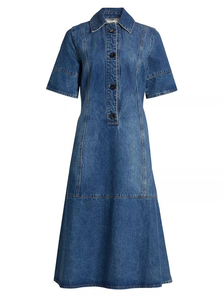 Co Denim Half-Placket Dress 1