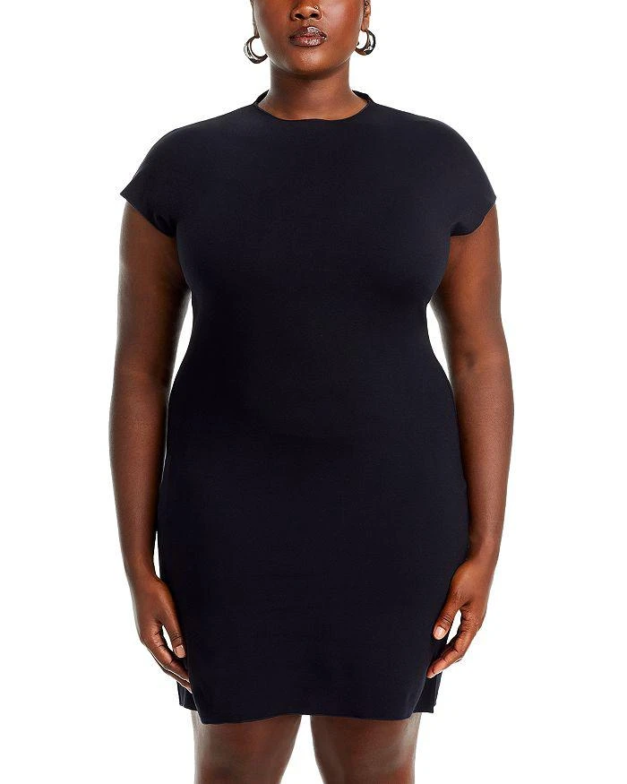 AQUA Ponte Knit Sheath Mini Dress - Exclusive 2
