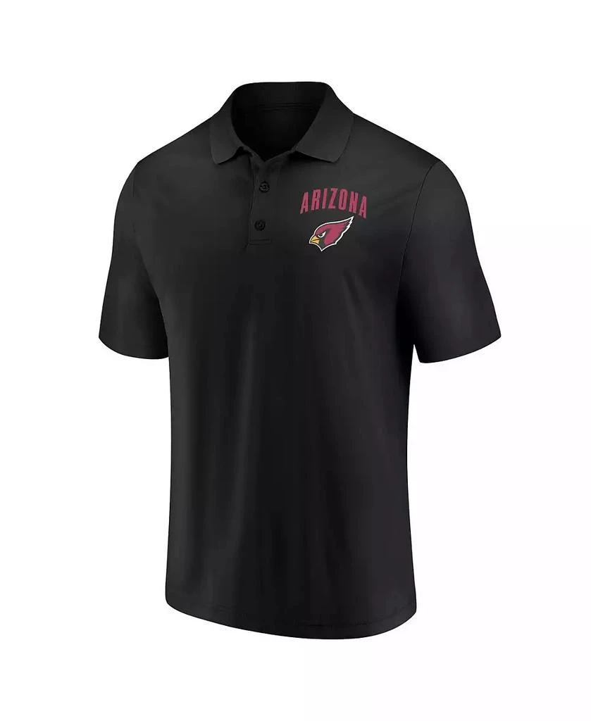 Fanatics Men's Arizona Cardinals Lockup Two-Pack Polo Shirt Set 2
