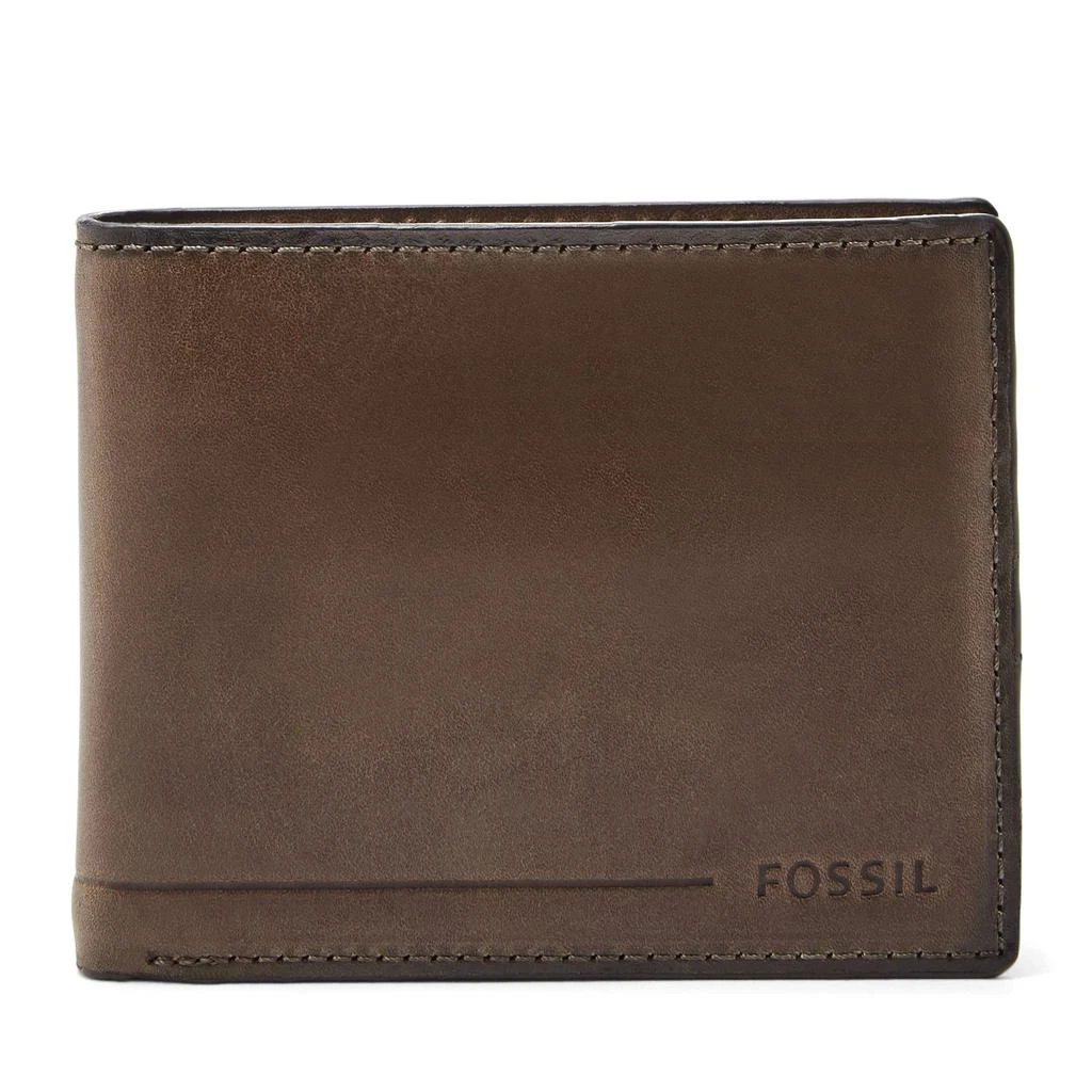 Fossil Men's Allen Leather RFID Passport Case 1