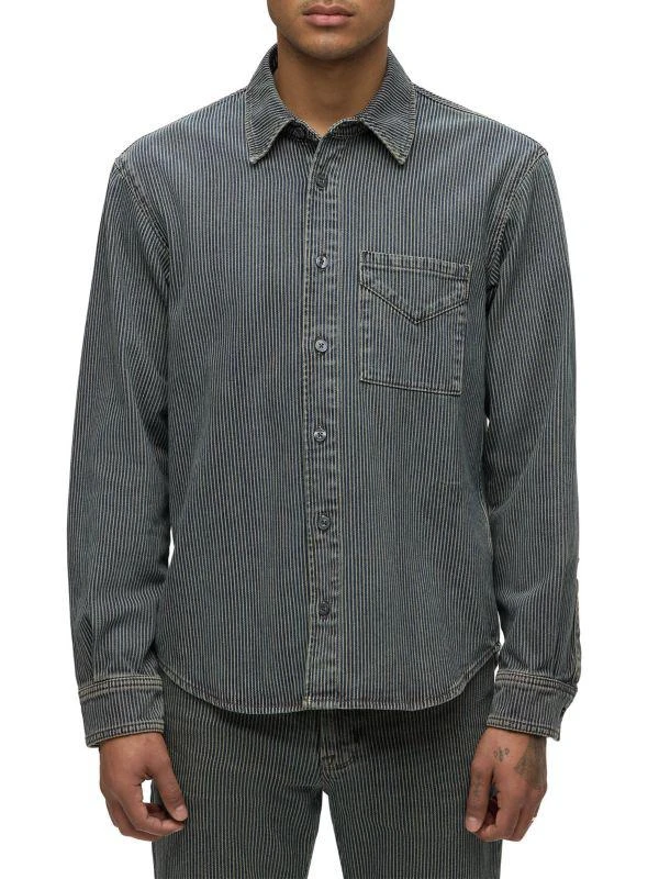 Hudson Walker Striped Denim Shirt 3