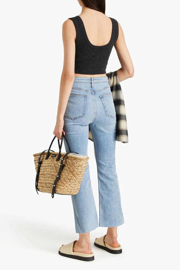 Rag & Bone Casey distressed high-rise kick-flare jeans 3