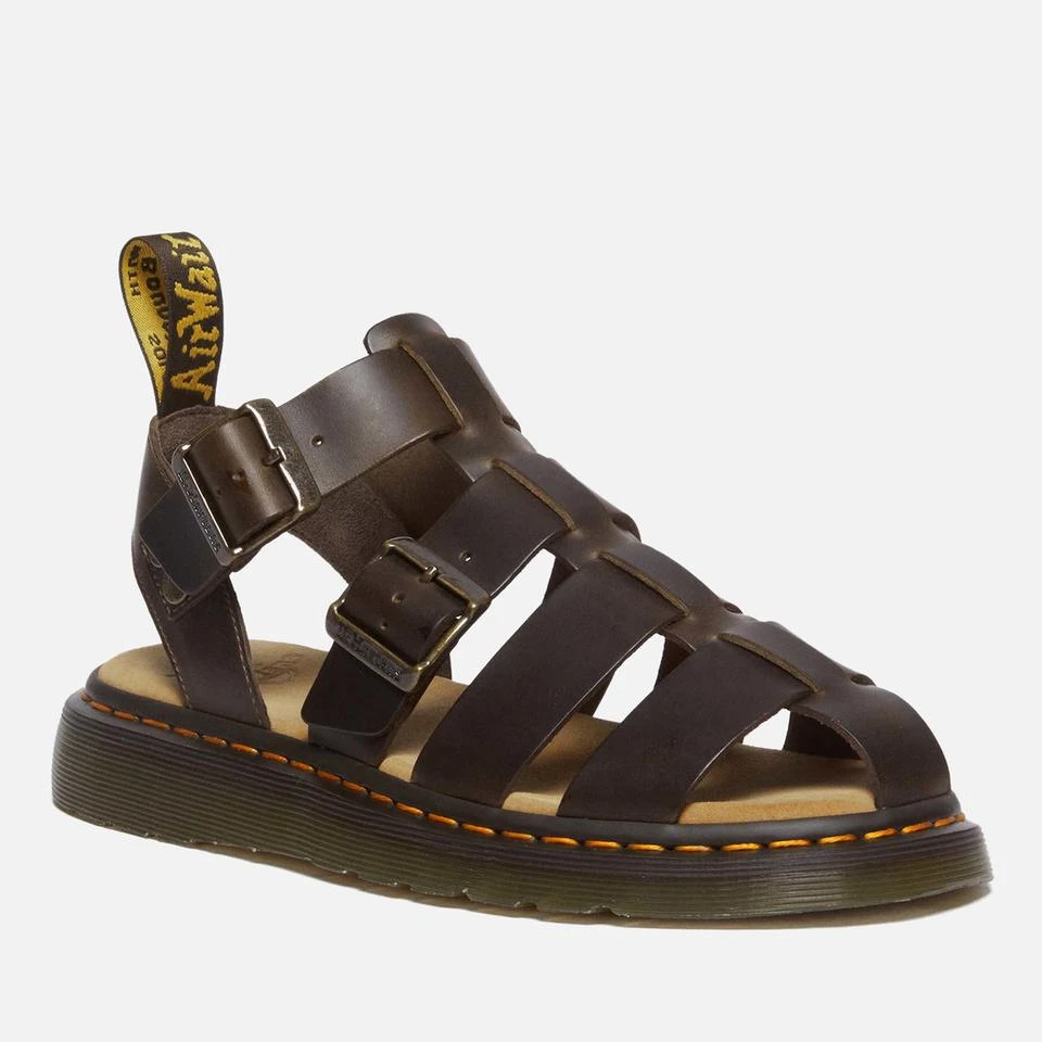 Dr. Martens DR. MARTENS MEN'S GARIN LEATHER FISHERMAN SANDALS 2